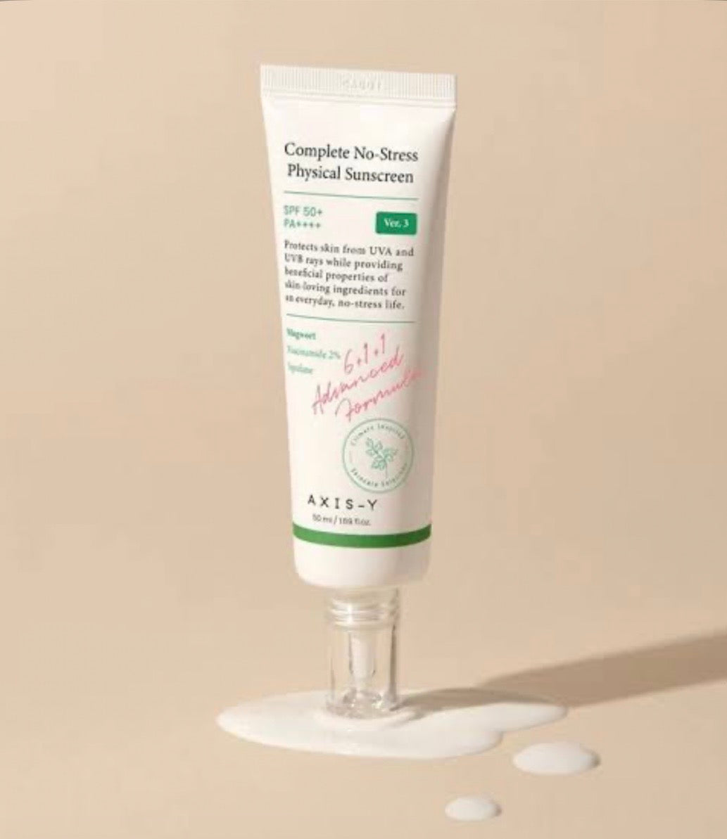 AXIS-Y – Complete No-Stress Physical Sunscreen SPF 50+ 50ml