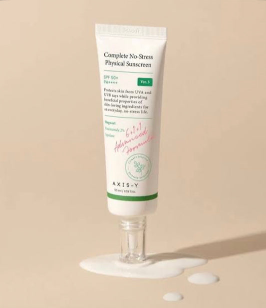 AXIS-Y – Complete No-Stress Physical Sunscreen SPF 50+ 50ml