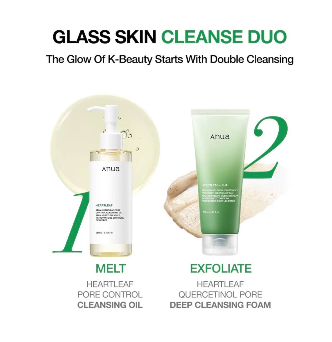 Double cleansing Anua