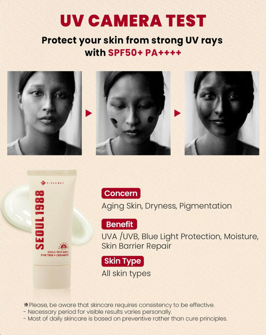K-Secret Seoul 1988 SUN PINE TREE + CERAMIDE 50ML