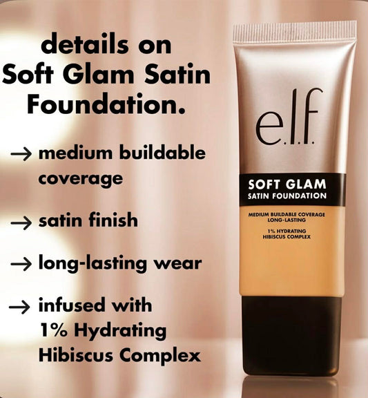 Elf Soft Glam Satin Foundation