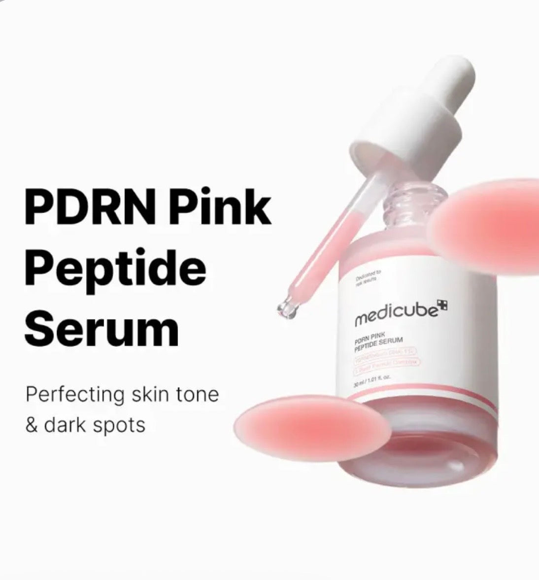 Medicube PDRN Pink Peptide Serum - Sérum anti-âge éclat