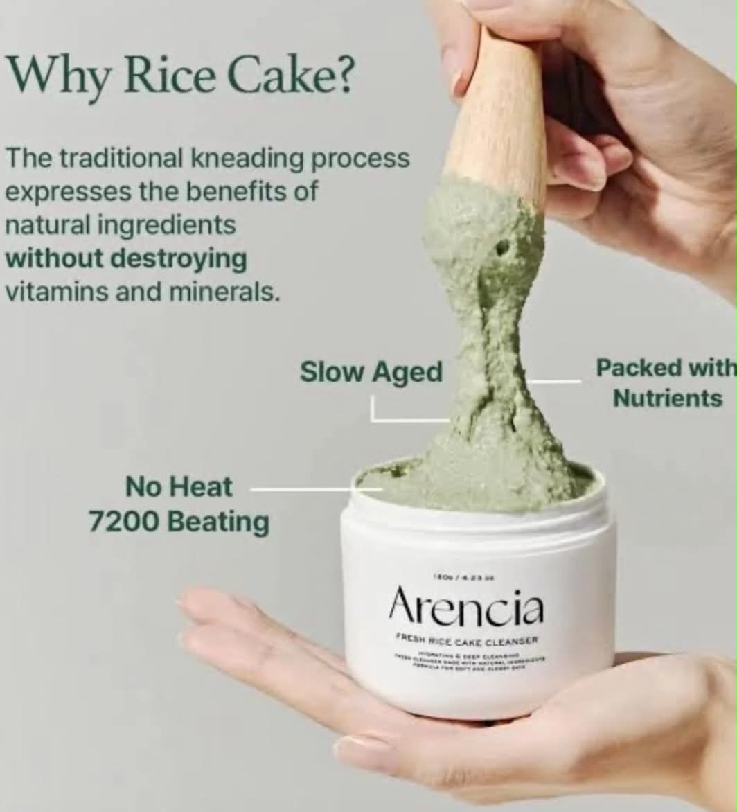 Arencia Fresh Green Rice Mochi Cleanser 120g
