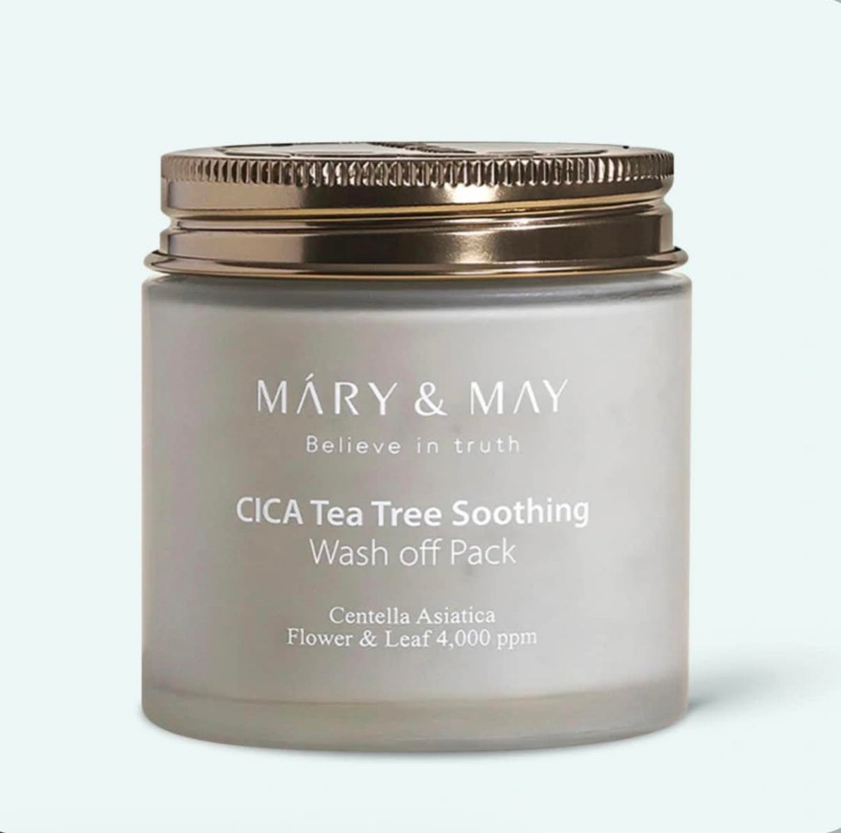 Mary&May - Cica Tea Tree Soothing Wash Off Mask Pack - Masque à rincer