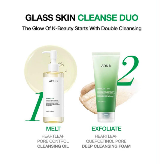 Double cleansing Anua