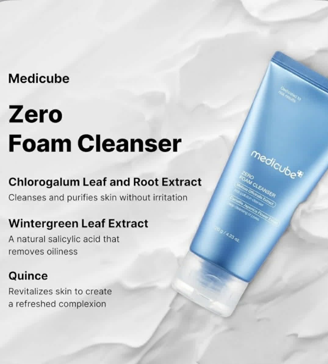 Medicube ZERO FOAM CLEANSER 120 G