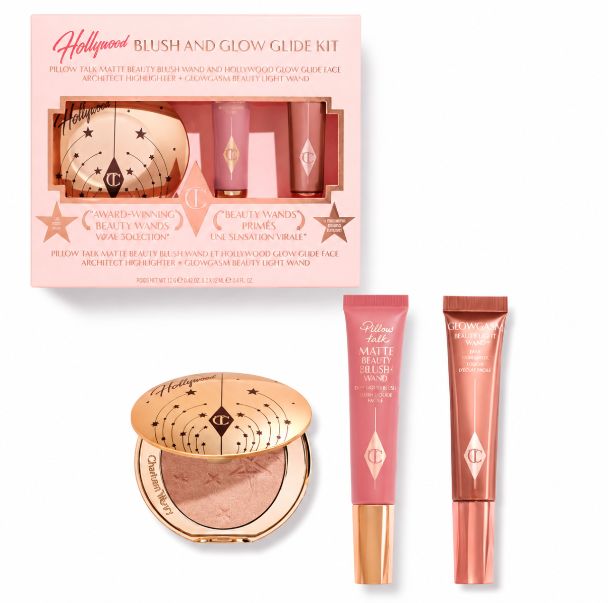 Charlotte Tilbury – Hollywood Blush and Glow Glide Kit ✨