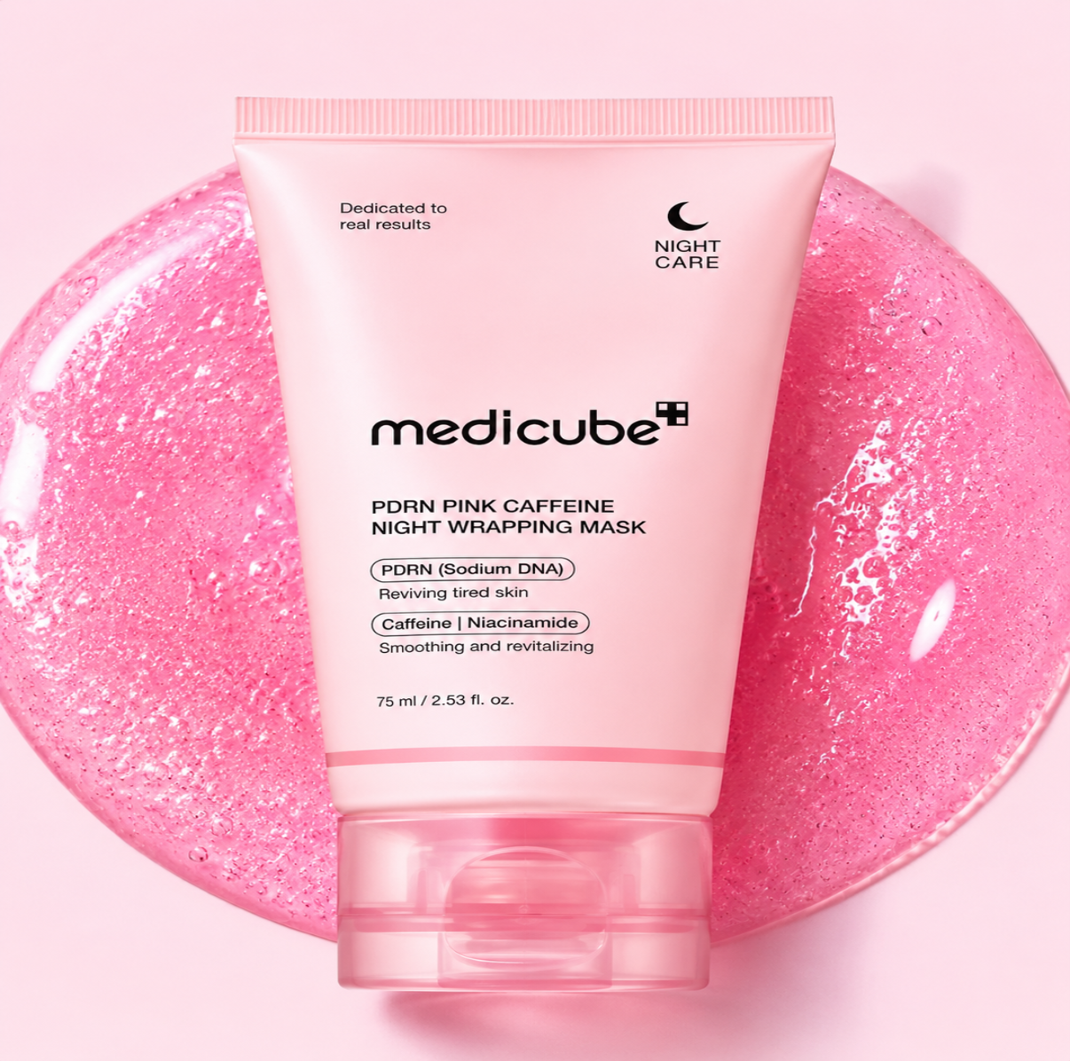 Medicube PDRN Pink Caffeine Night Wrapping Mask 75ML