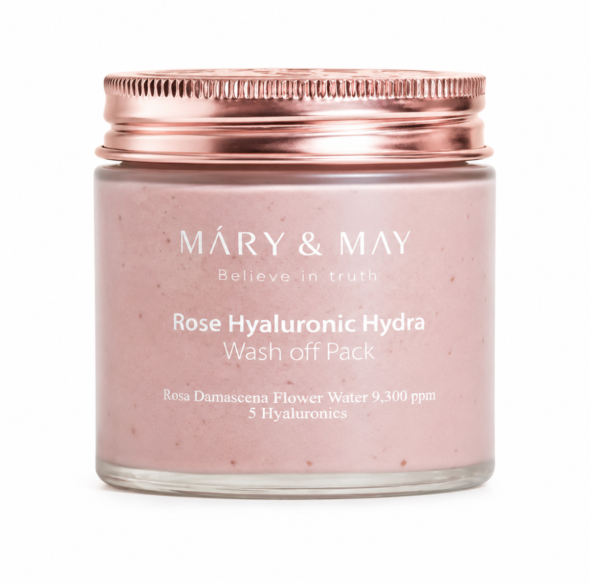 MARY &amp; MAY Rose Hyaluronic Hydra Wash Off Pack 🌹💧