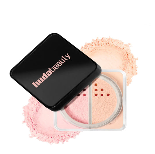 Easy Bake  Huda Beauty Loose Powder Duo - Poudre Libre Fixante