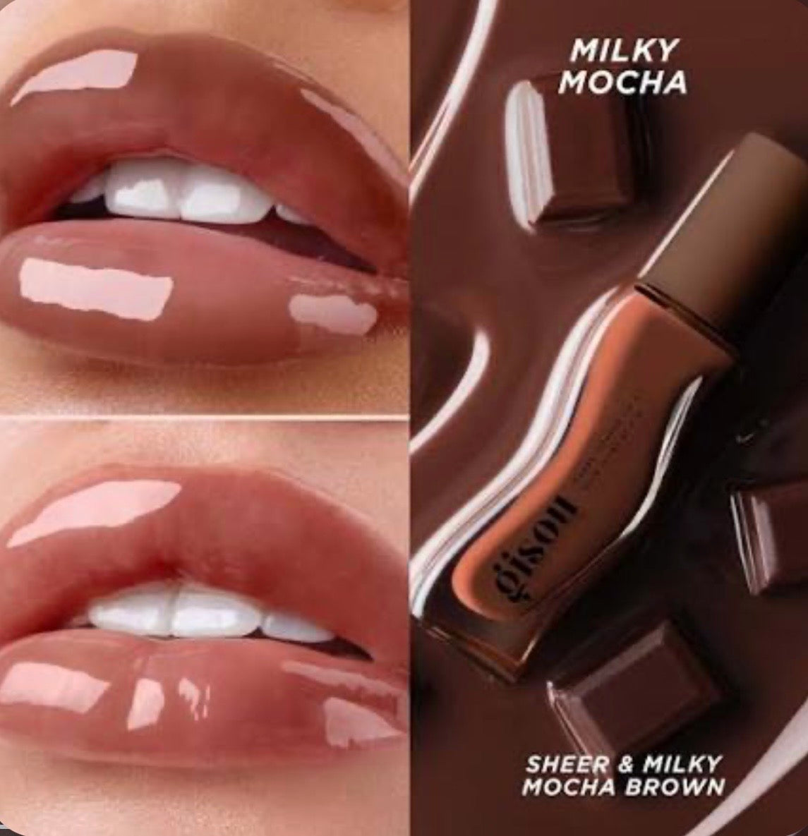 Gisou Honey Infused Glazed Lip Trio - Coffret huiles à lèvres