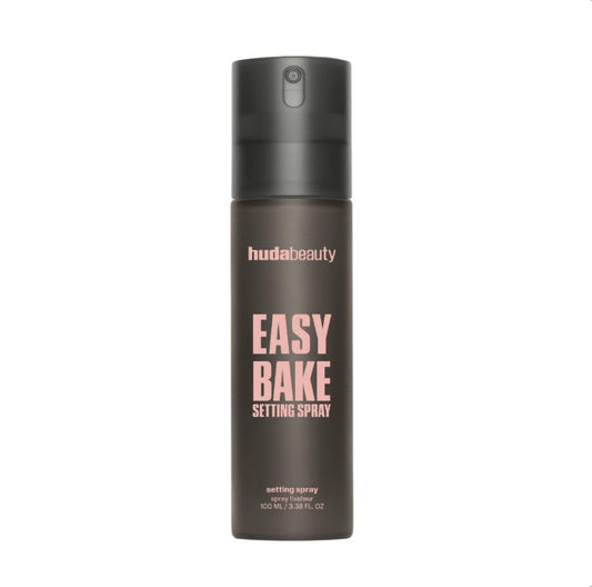 Huda Beauty Easy Bake Setting Spray – Spray fixateur maquillage tenue 16h