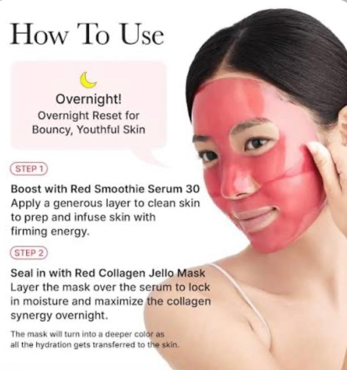 Arencia RED COLLAGEN JELLO MASK 1 UNITE