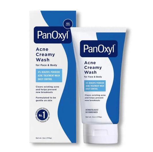 PanOxyl Acne Foaming Wash Benzoyl Peroxide 4% Maximum Strength 156g