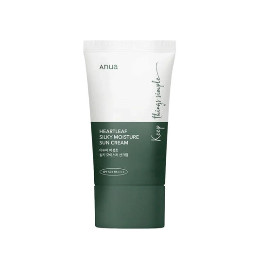 Anua Heartleaf Silky Moisture Sunscreen SPF50/PA+++ 50ml