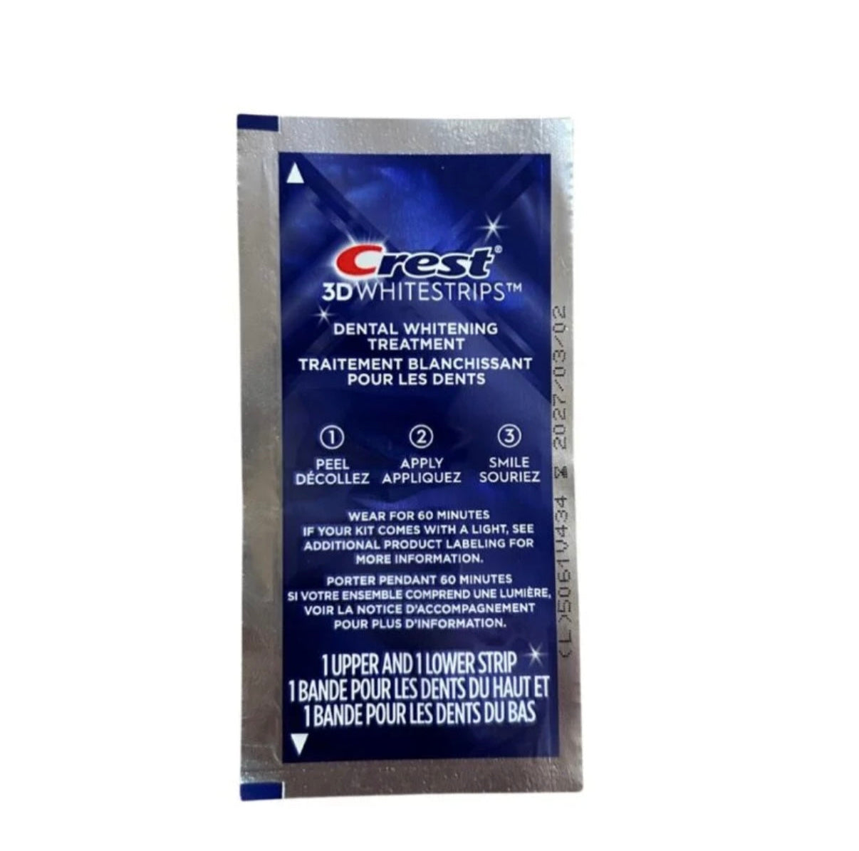 Crest 3D Whitestrips Monthly Brightener  Kit Maintenance 1 Treatment (60MIN)