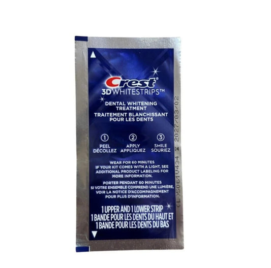 Crest 3D Whitestrips Monthly Brightener  Kit Maintenance 1 Treatment (60MIN)