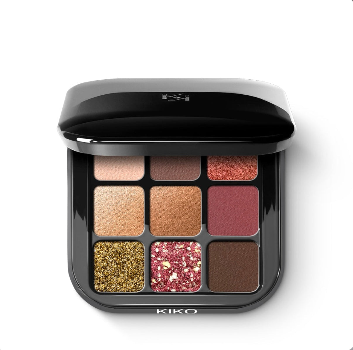 Glamour multi Finish Eyeshadow Palette Kiko 03