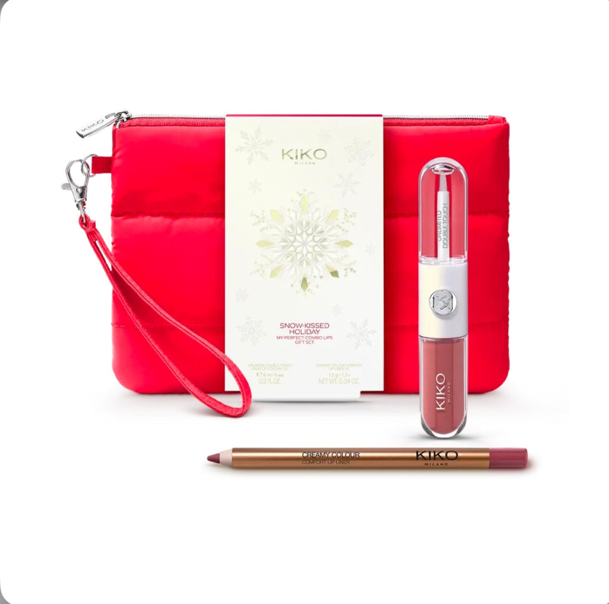 Snow-kissed holiday my perfect combo lips gift set Kiko