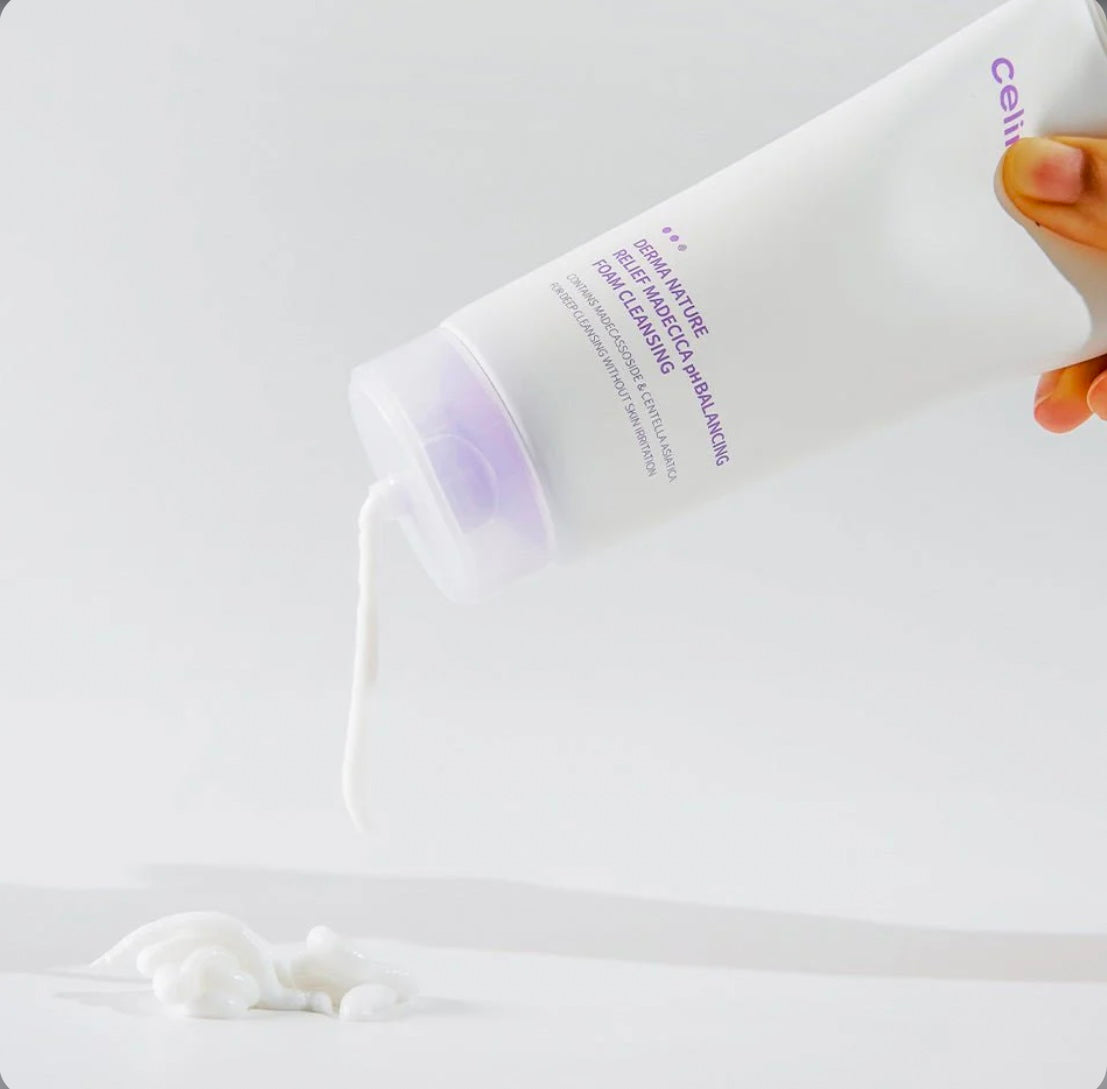 Celimax Derma Nature Relief Madecica pH Balancing Foam Cleansing