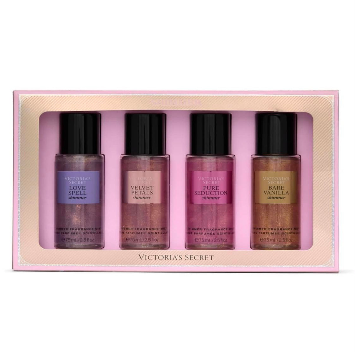 Victoria's Secret - Coffret Brume – The Best Of Shimmer - 75 ml x 4
