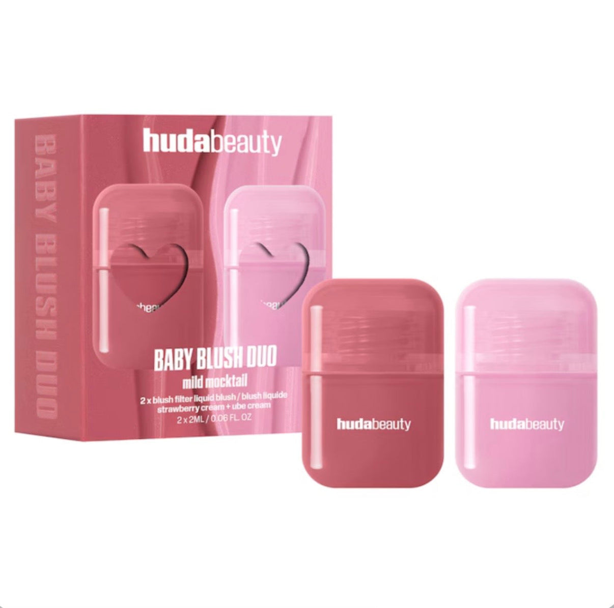 Huda Beauty Baby Blush Duo Mild Mocktail - Coffret blush