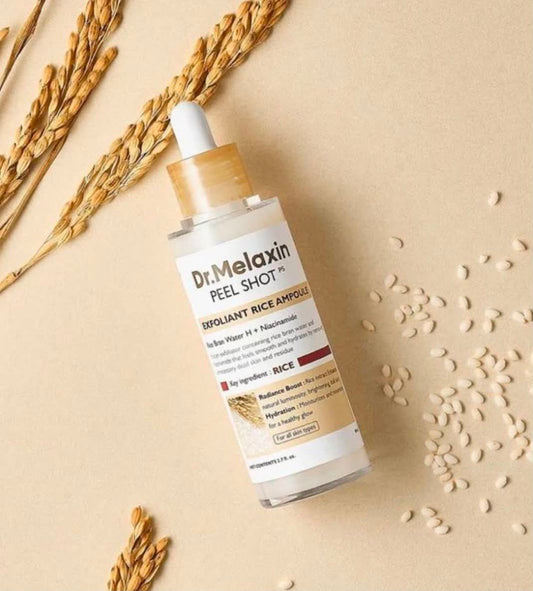 DR MELAXIN PEEL SHOT EXFOLIATING WHITE RICE AMPOULE 80 ML